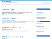 Tablet Screenshot of citas-medicas.com